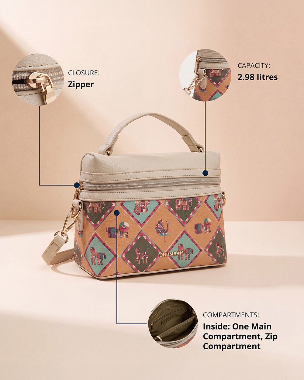 Jaisalmer Vanity Sling | Forest Folklore