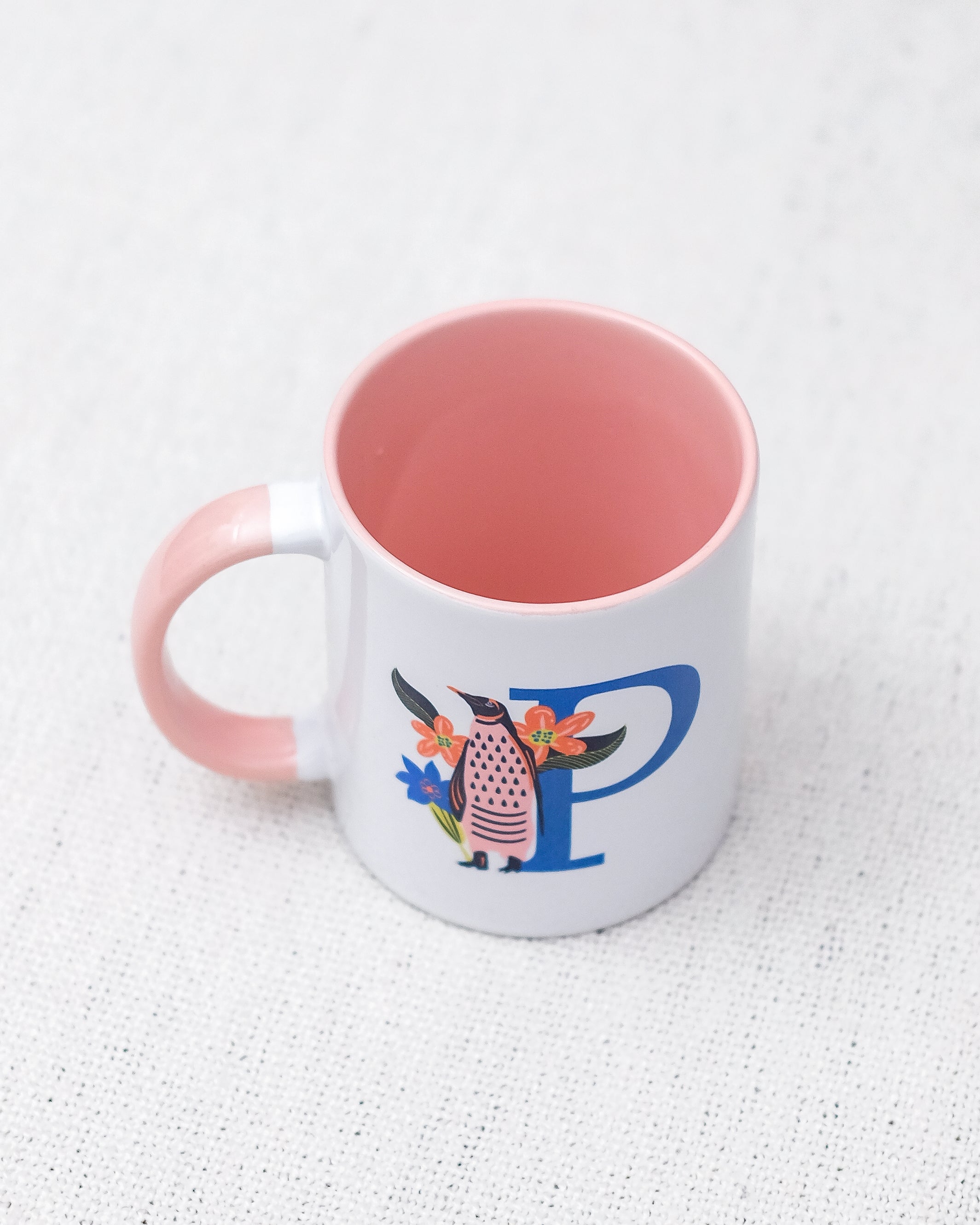 Penguin Mug – P | Gloss Finish