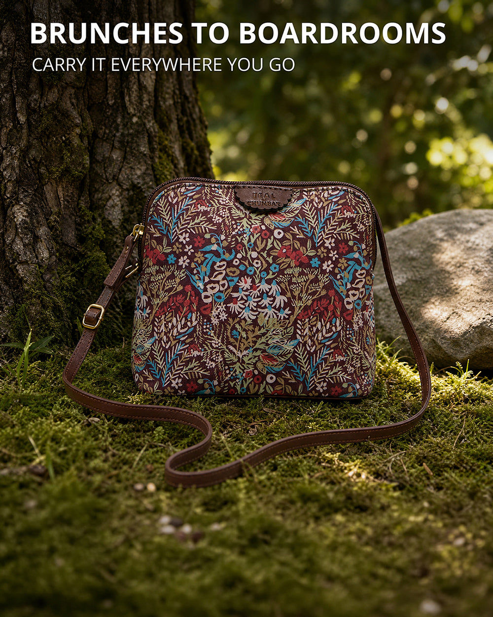 TealByChumbak Rainforest Sling Bag