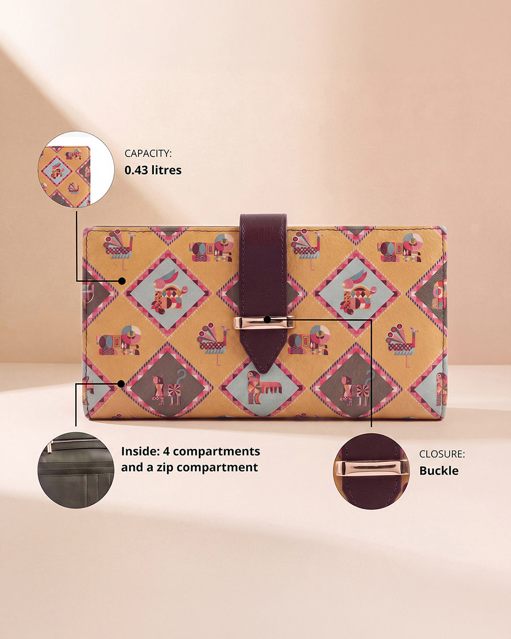 Goa Fiesta Long Wallet | Forest Folklore