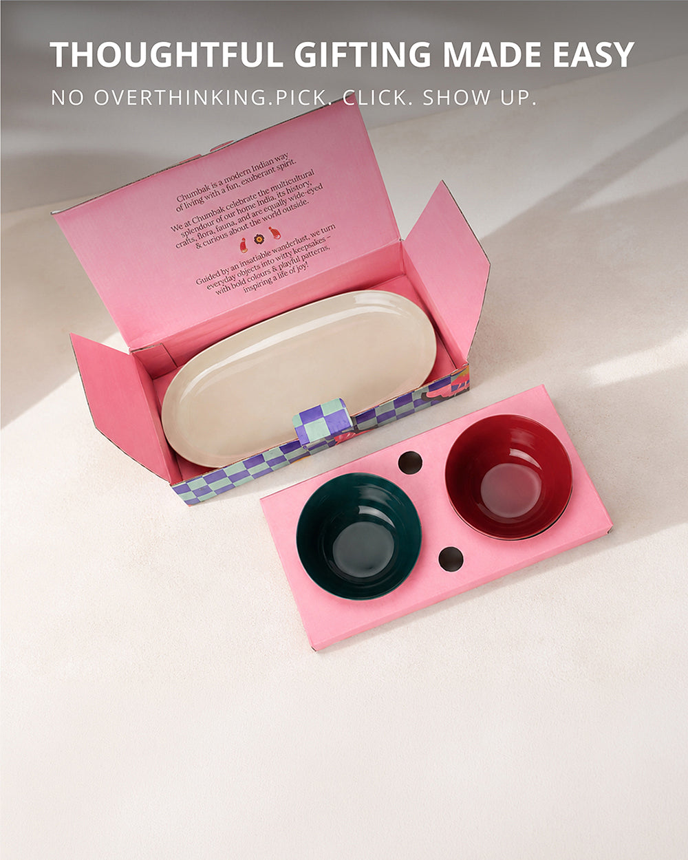 Tabletop Treat platter for her set of 1 - Threads of Joy