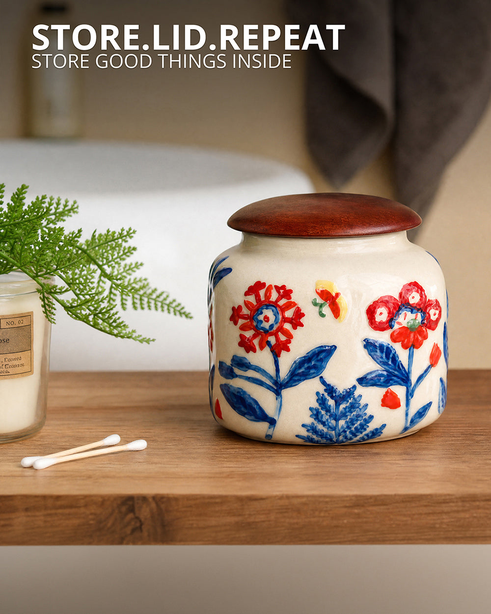 Wild Bloom Jar | Forest Folklore