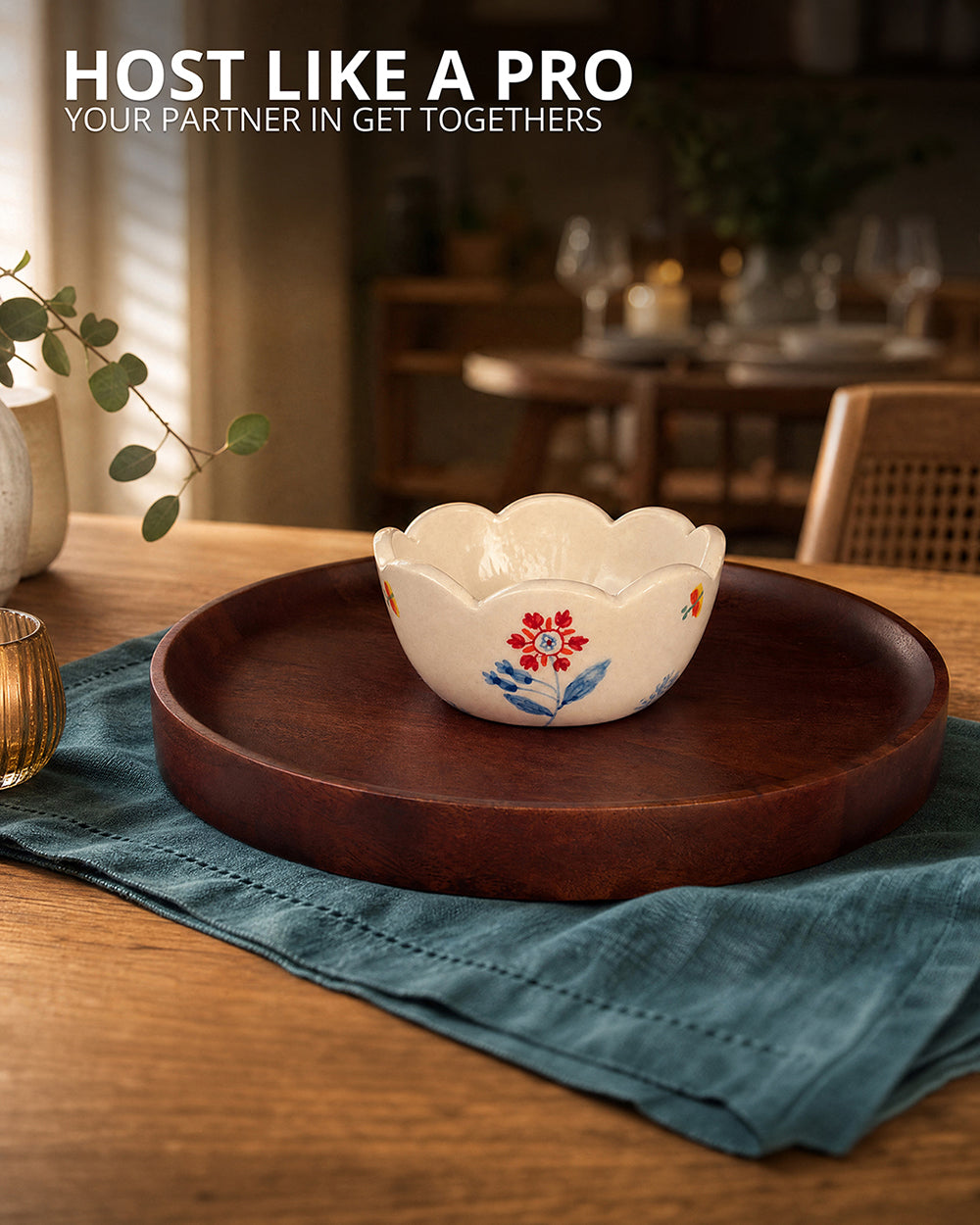 Wild Bloom Chip & Dip Platter | Forest Folklore