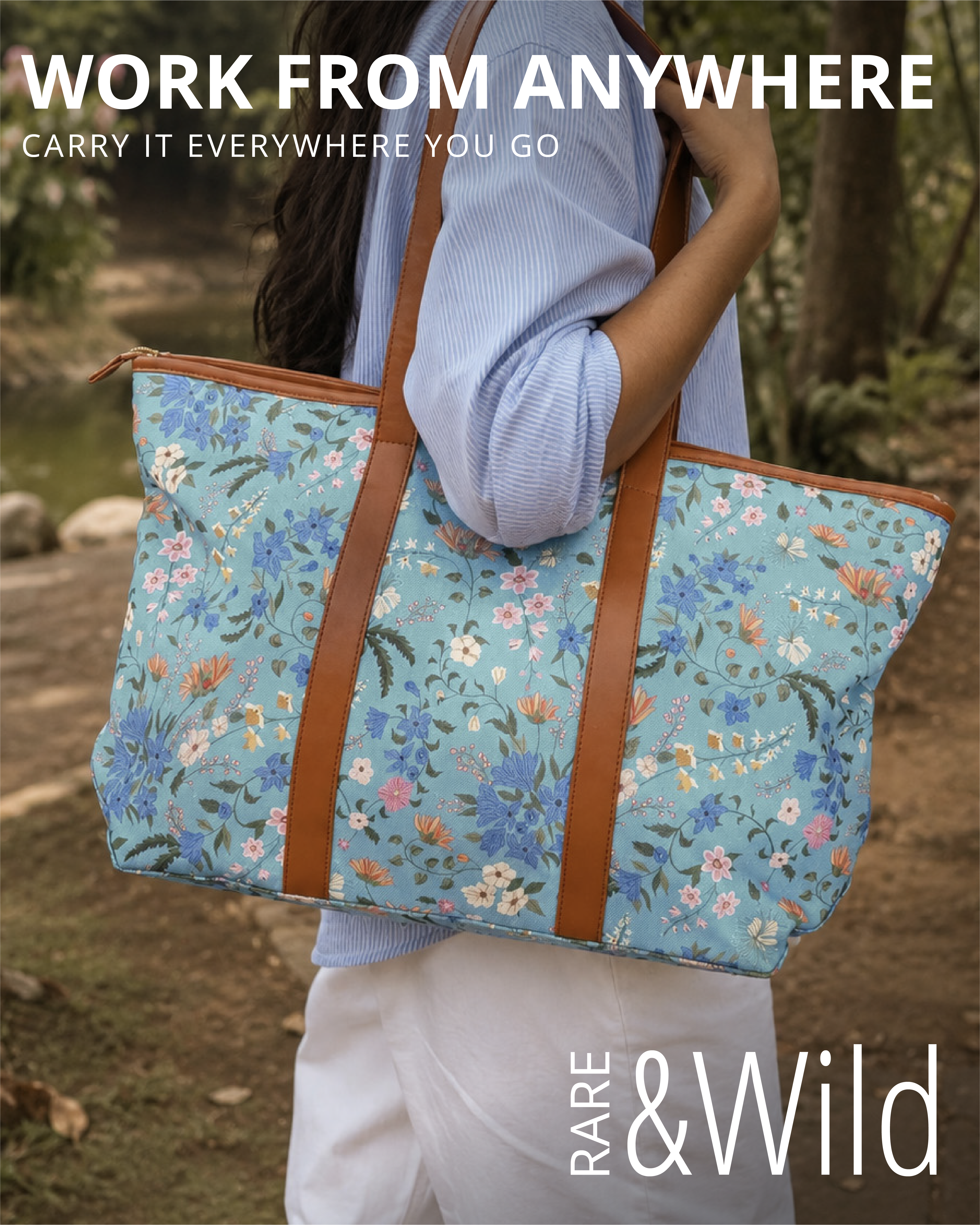Capri Carry all Tote | Rare & Wild, Amboli