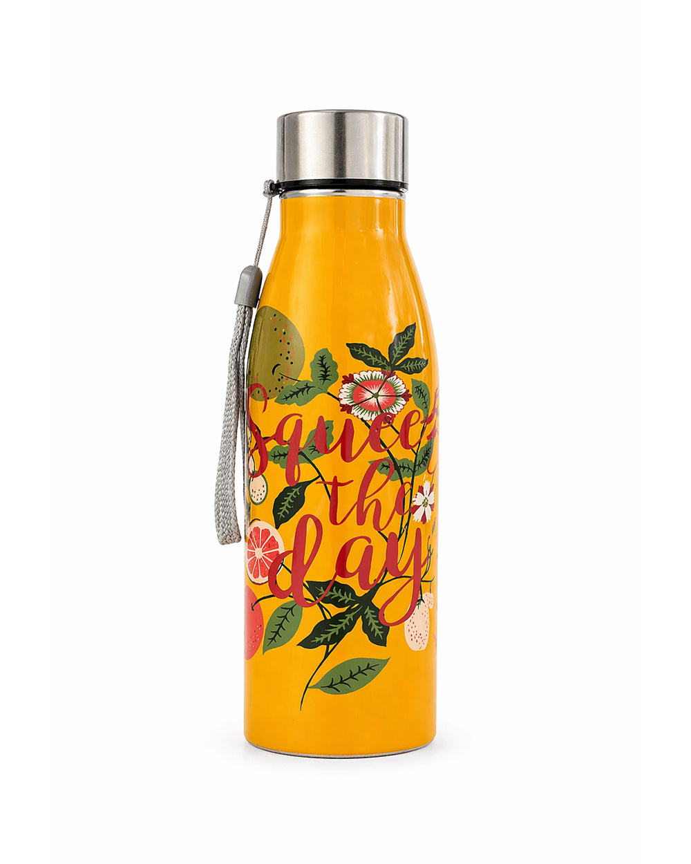 Squeeze the Day Steel Bottle, 700 ml | Citrus Zest