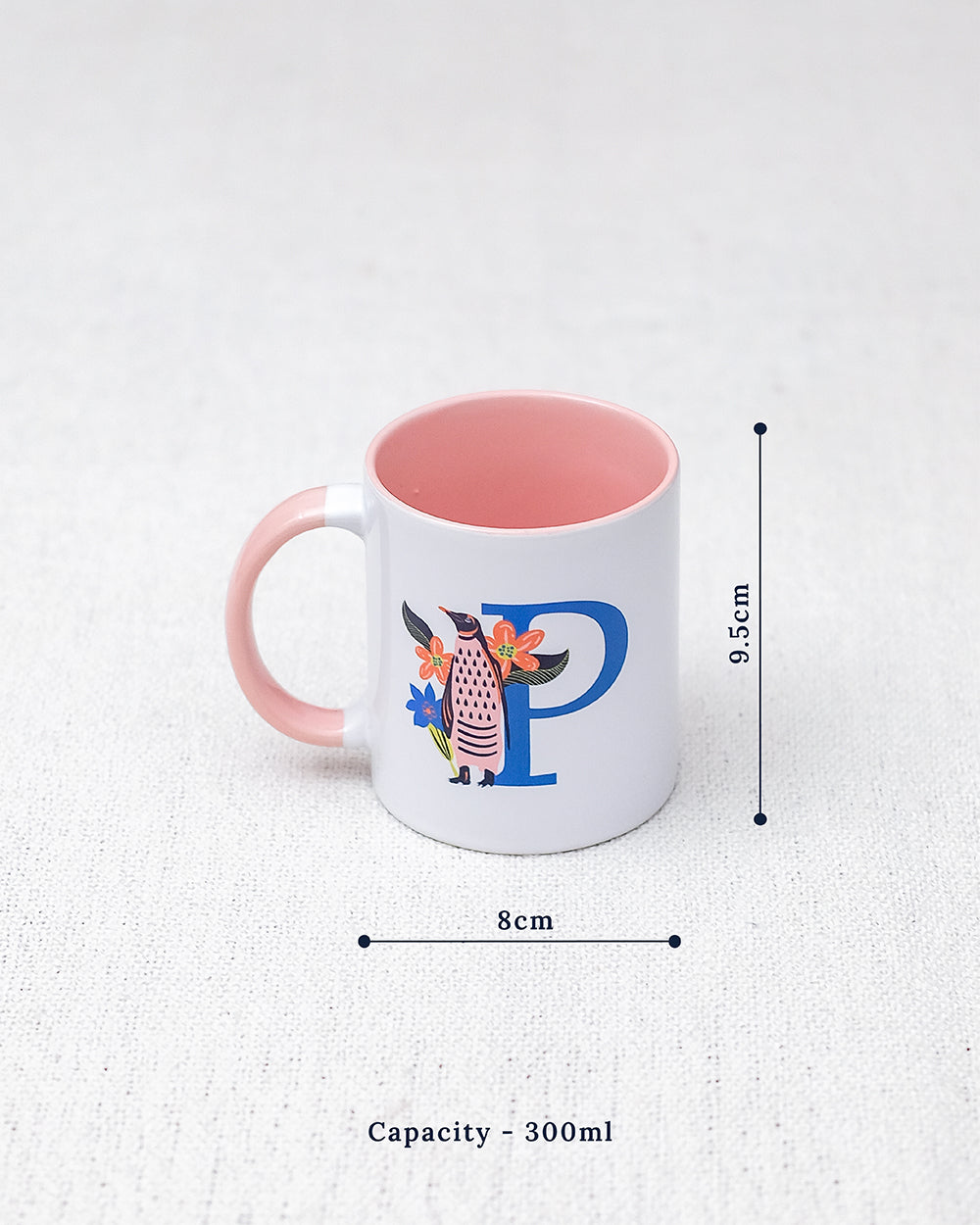 Penguin Mug – P | Gloss Finish