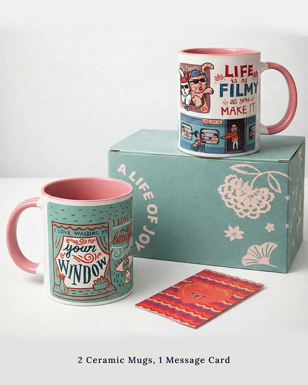 Brew-tiful Mugs Duo, Gift Set of 2 | Comes in a Gift Box