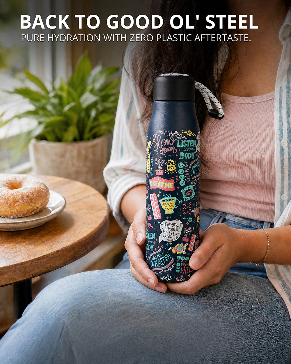 Things Indians Say Insulated Steel Sipper - 600 ml  | Forest Folklore