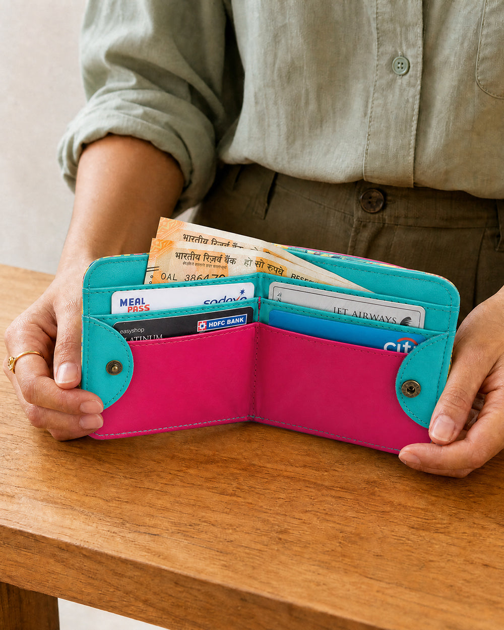 Tropical Birdie Wallet ' Yellow