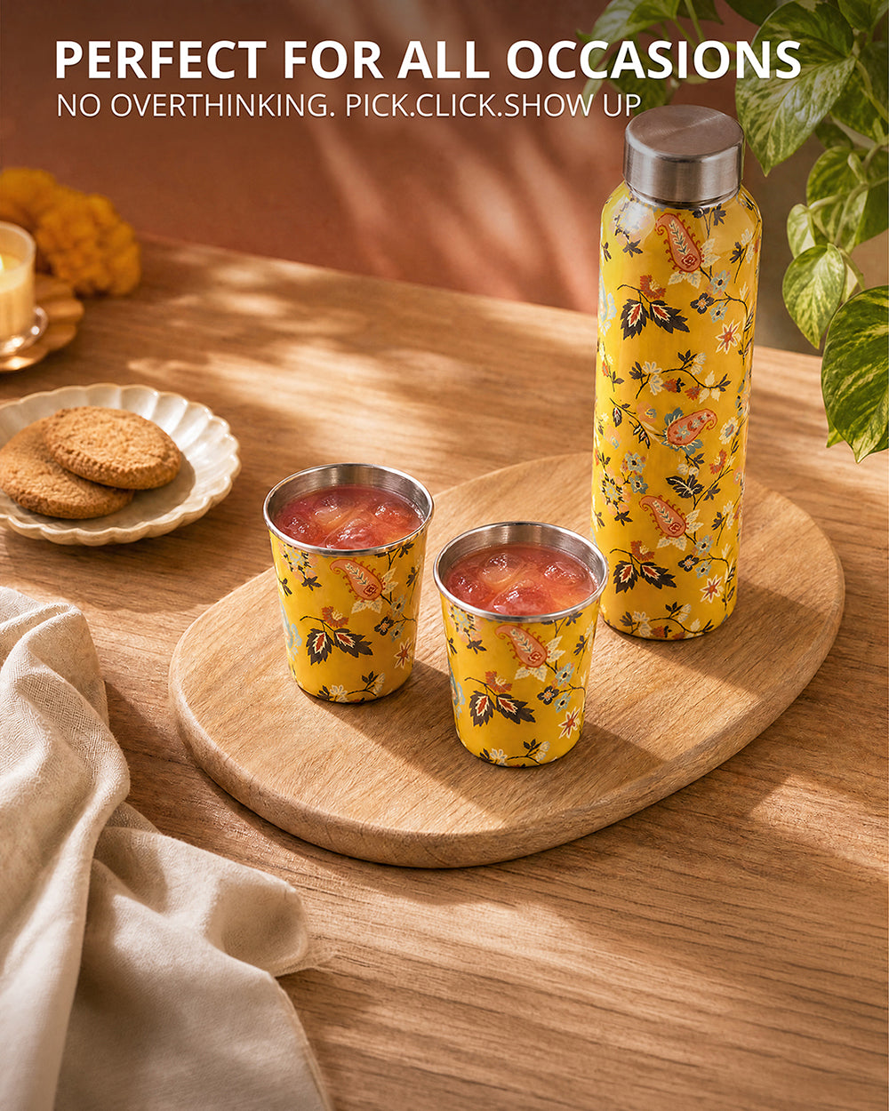 Pixel Paisley Drinkware Gift Set of 3