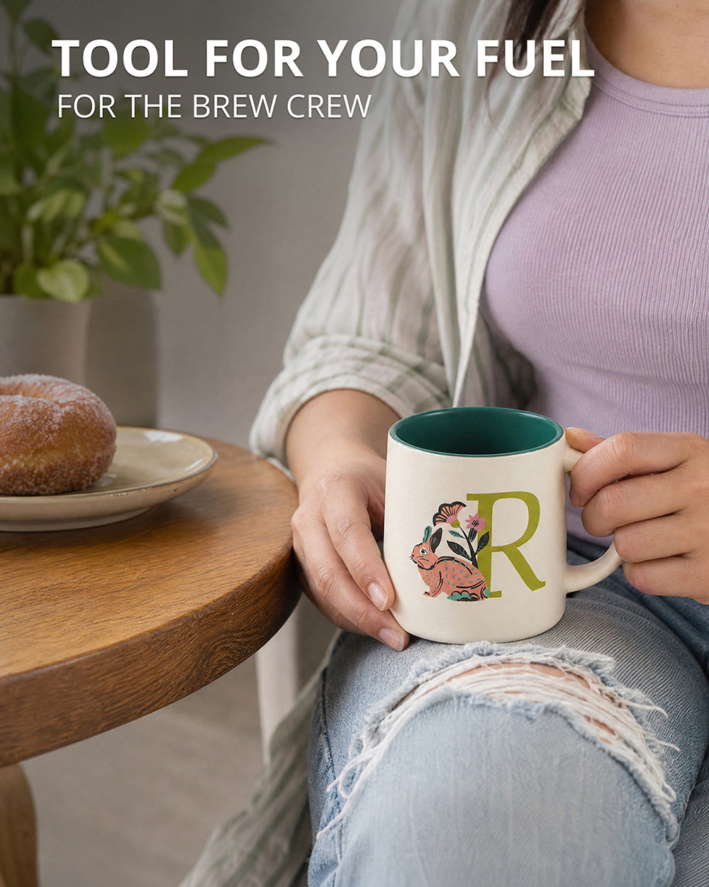 Rabbit Mug - R