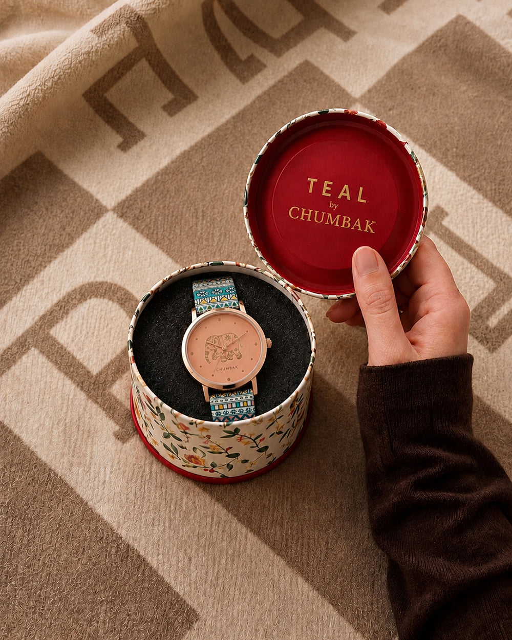 TEAL by Chumbak Carnival Elephant Watch