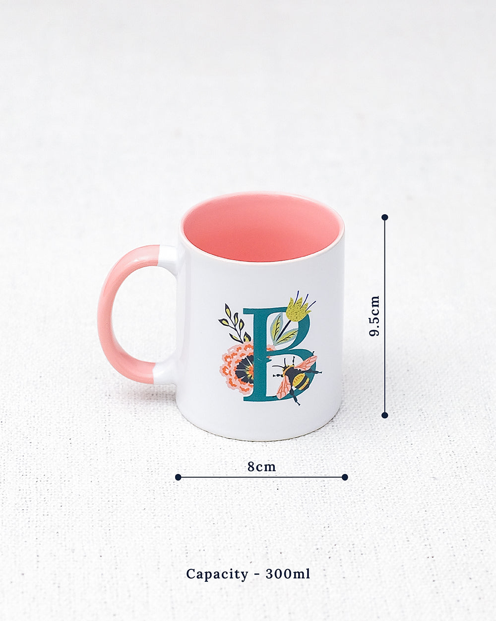 Bee Mug –  B | Gloss Finish