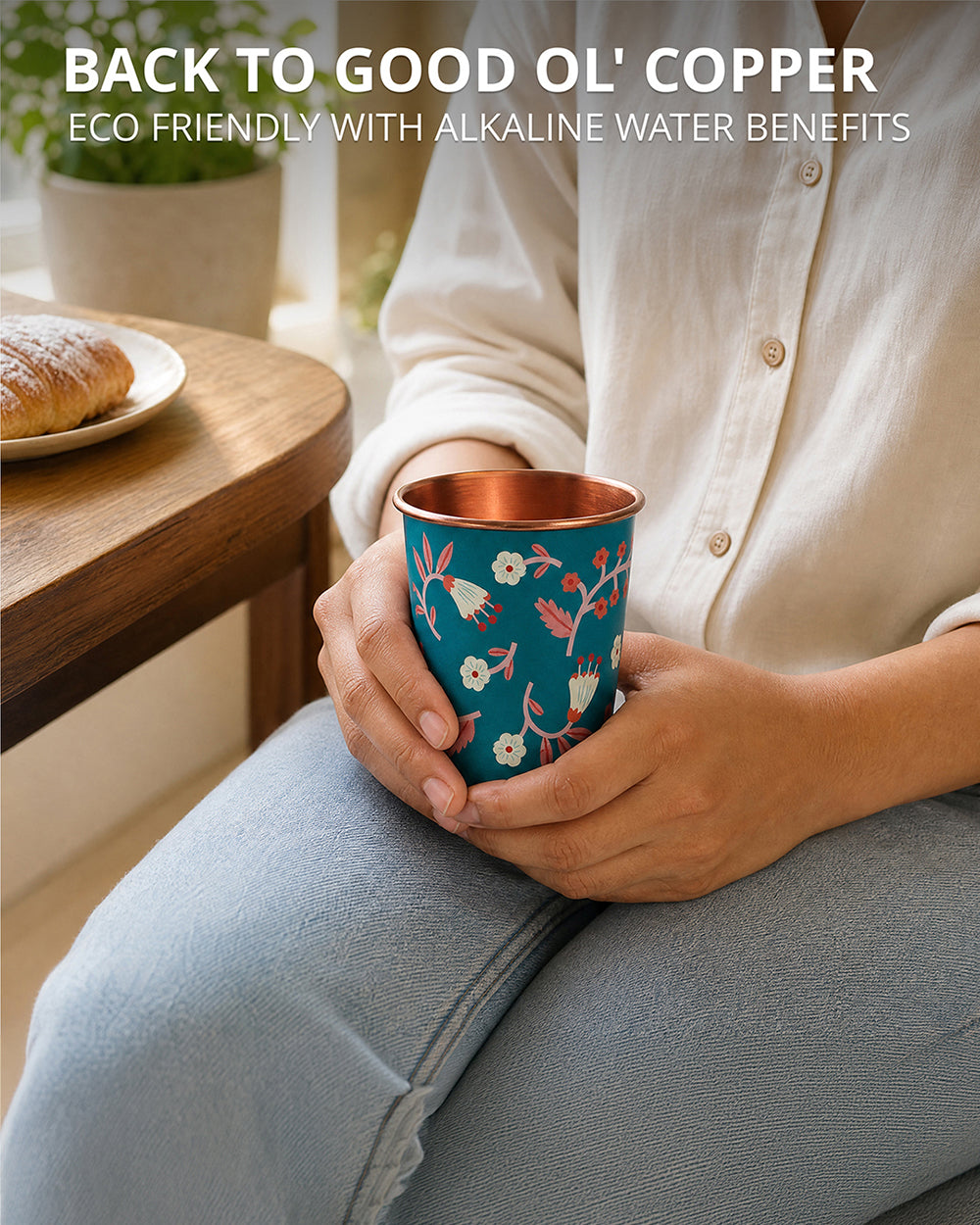 Lazy Daisy Creepers Copper Tumbler- Small