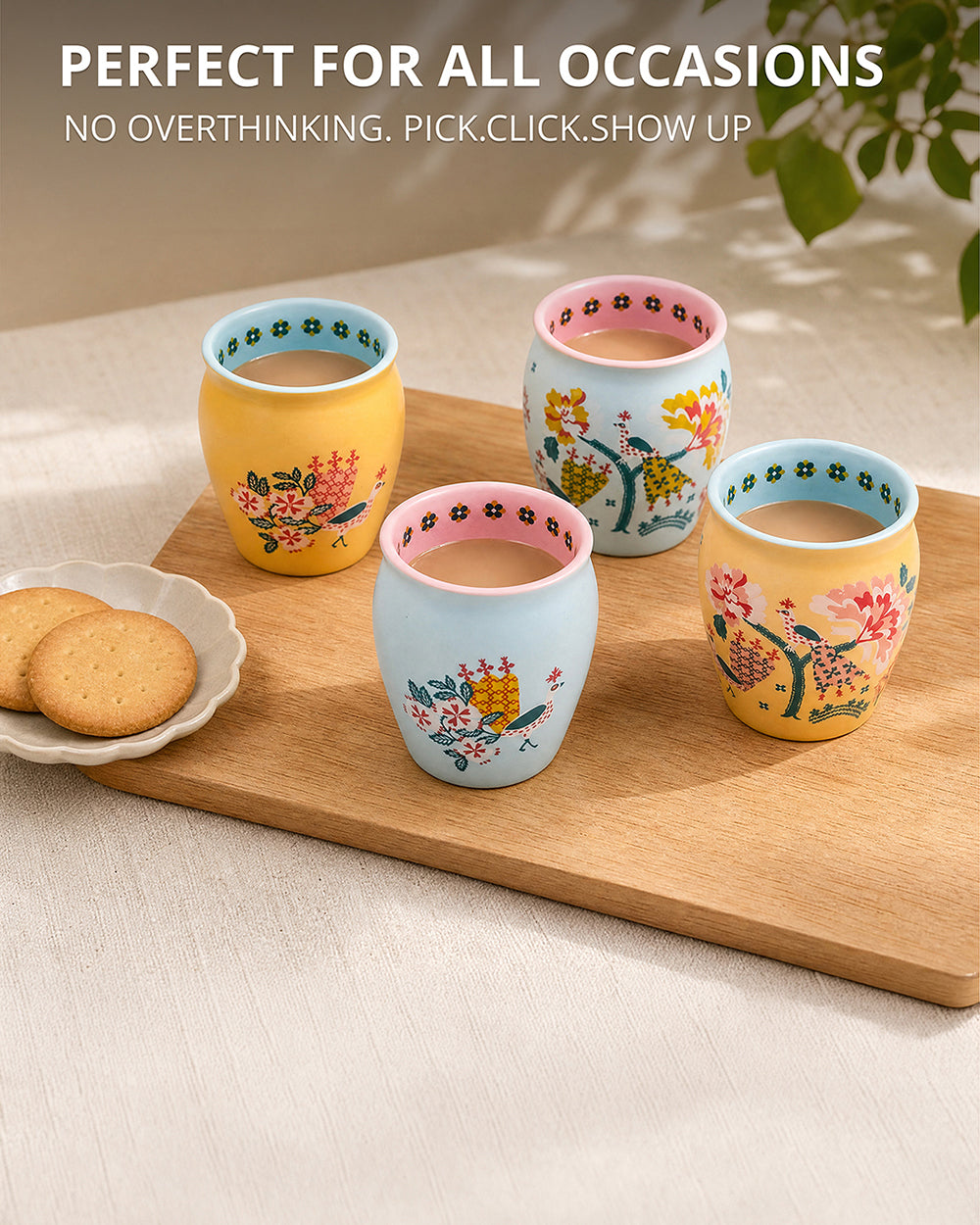 Jaipur Gardens Kulhad Gift Box - Set of 4