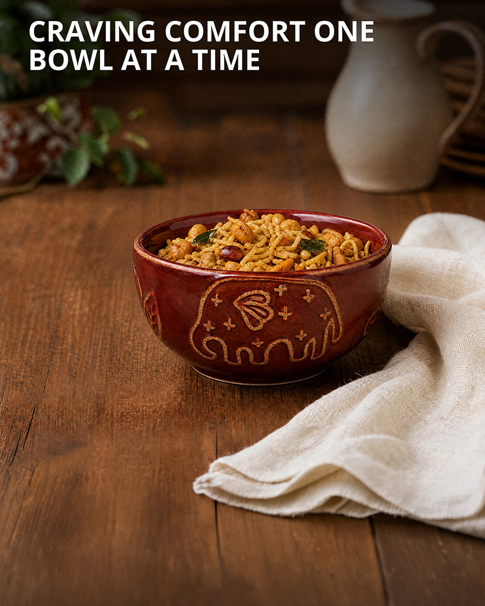 Forest Embossed Cereal Bowl | Forest Folklore