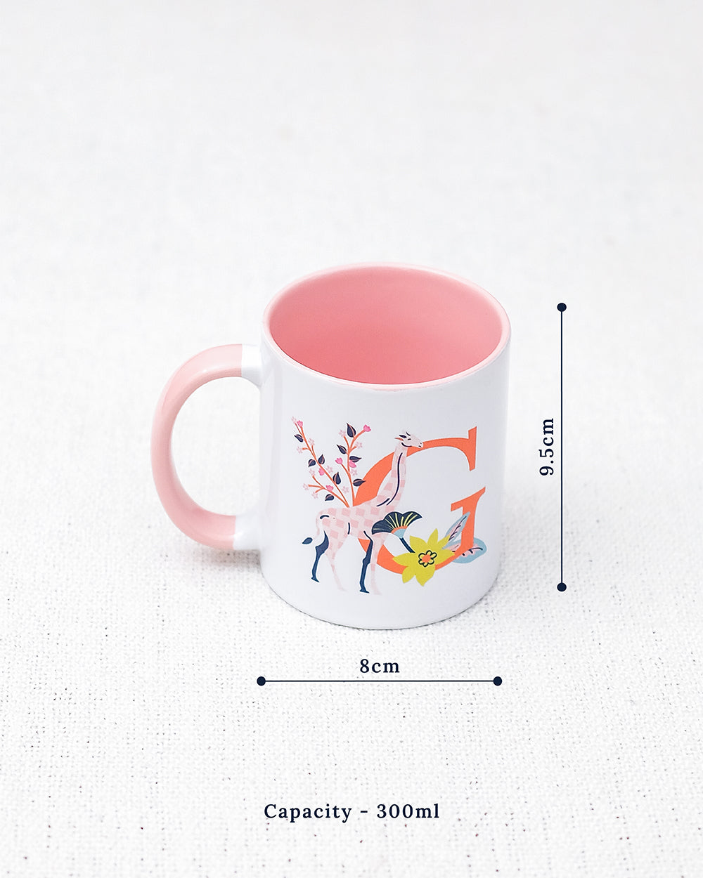 Giraffe Mug – G | Gloss Finish