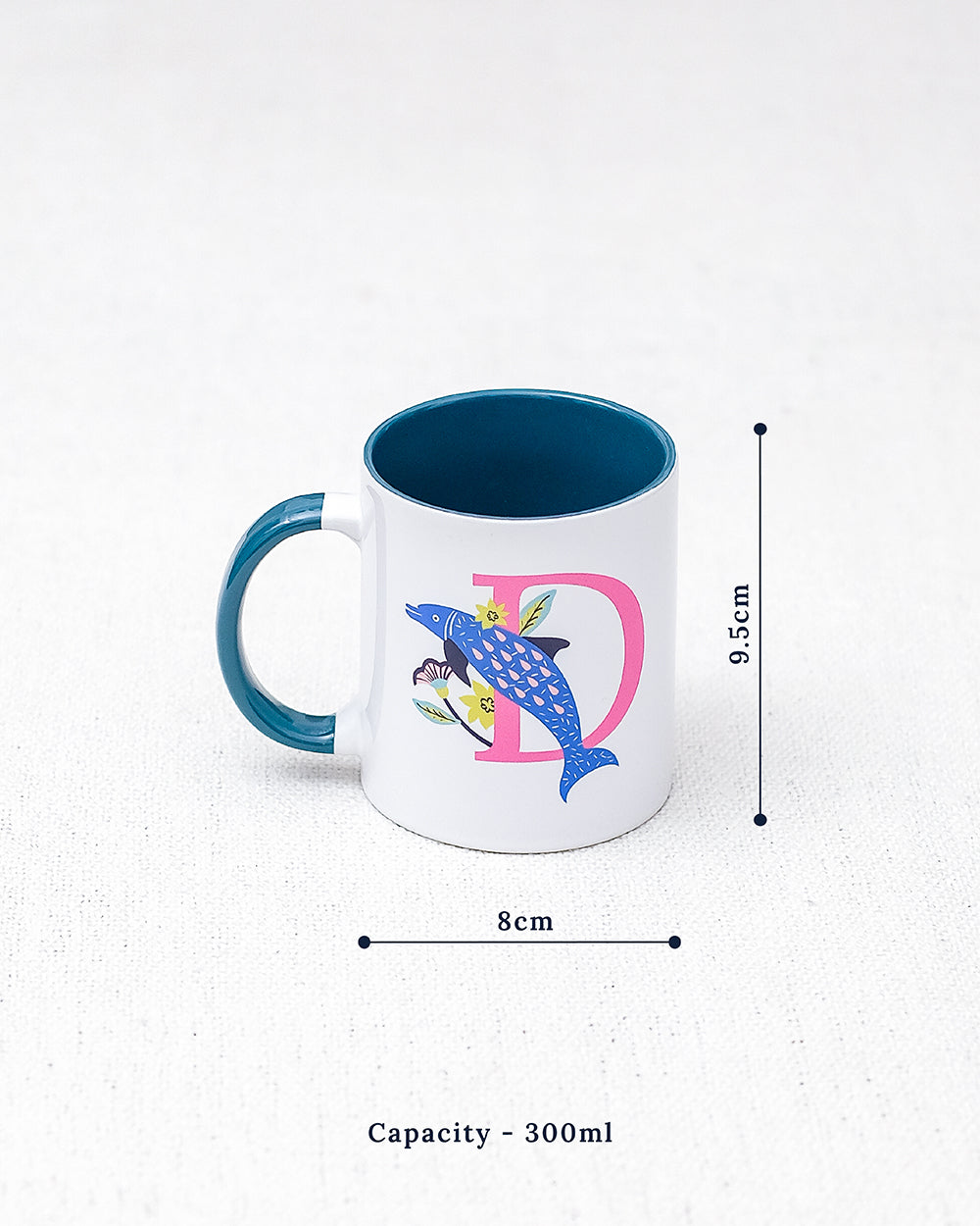 Dolphin Mug – D | Gloss Finish