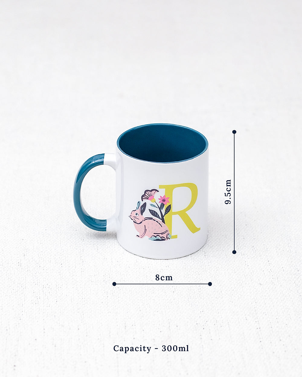Rabbit Mug – R | Gloss Finish