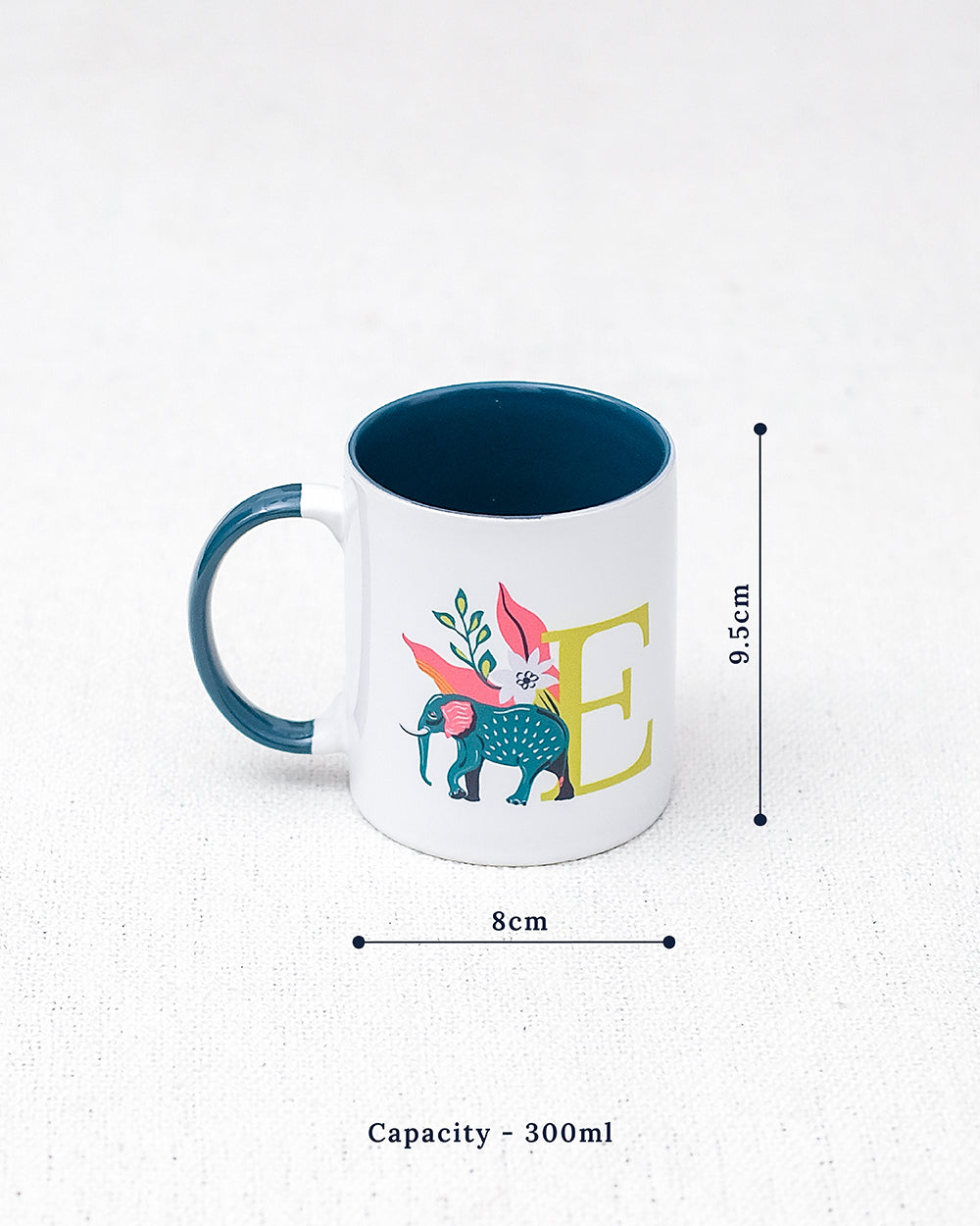 Elephant Mug – E | Gloss Finish
