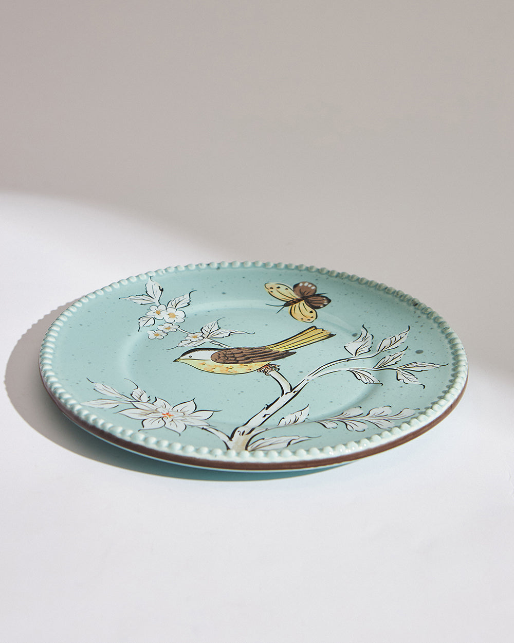 Flora Bird Dessert Plate