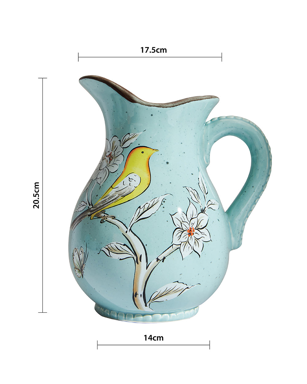 Flora Bird Pitcher