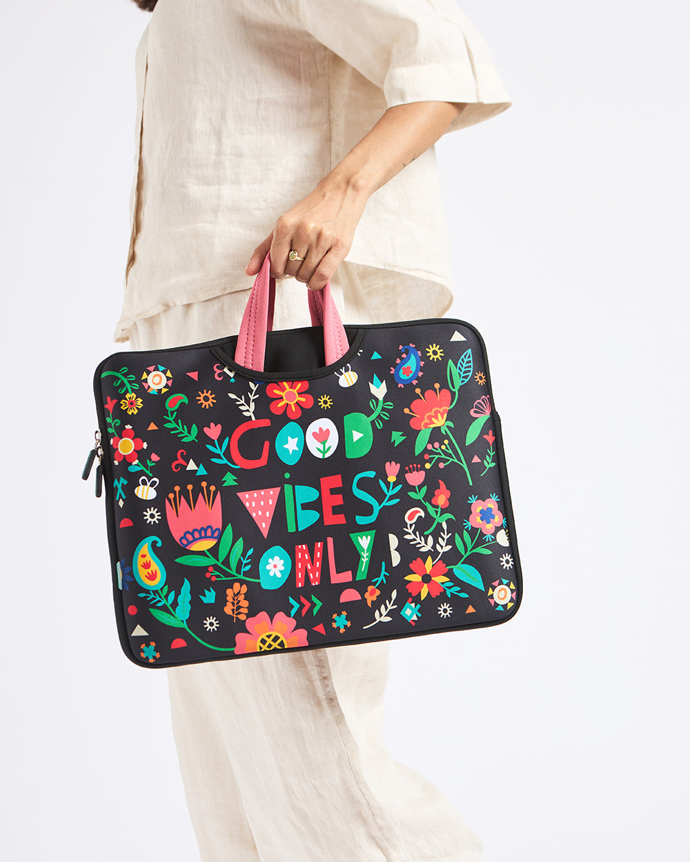 Good Vibes Laptop Sleeve - 13.3”