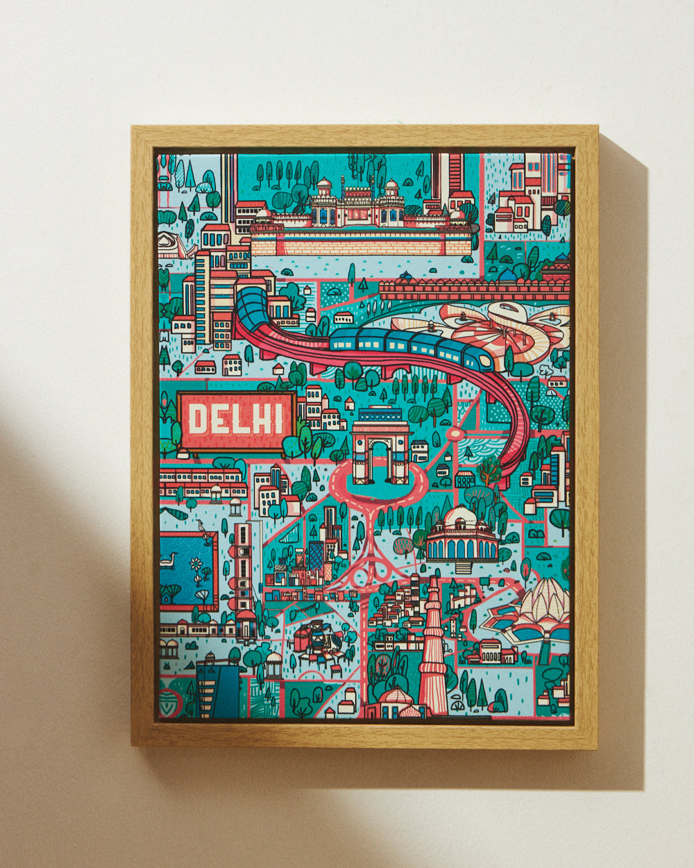 Delhi Dreams Canvas