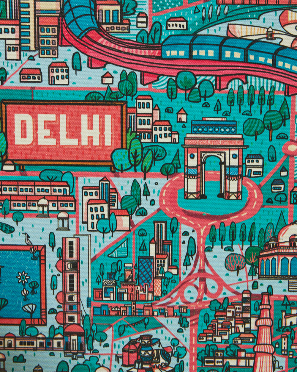 Delhi Dreams Canvas