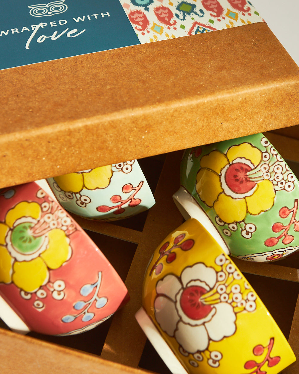 Hibiscus Bloom Bowls Gift Box | Set of 4