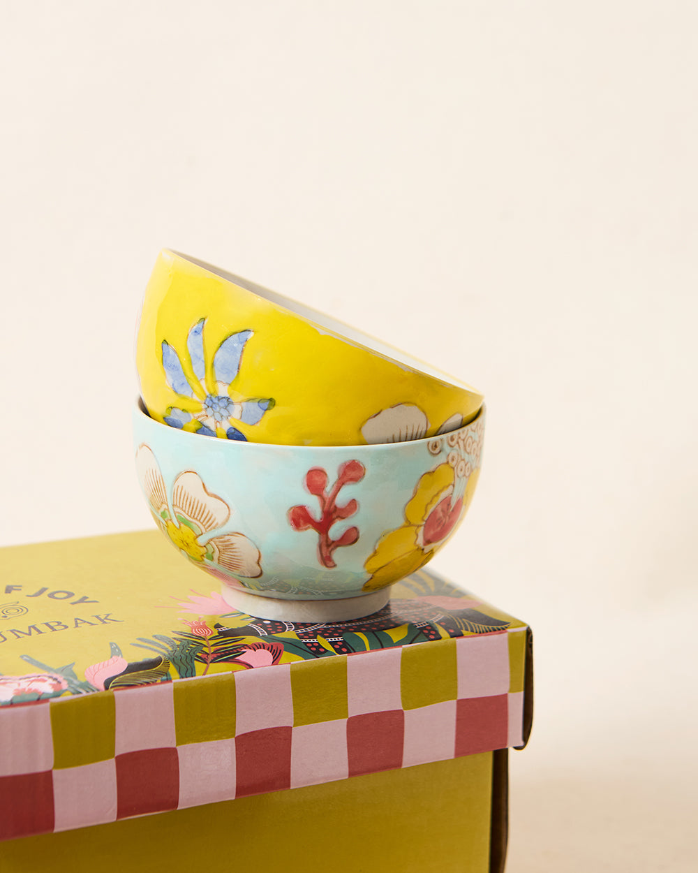 Hibiscus Bloom Bowls Gift Box | Set of 4