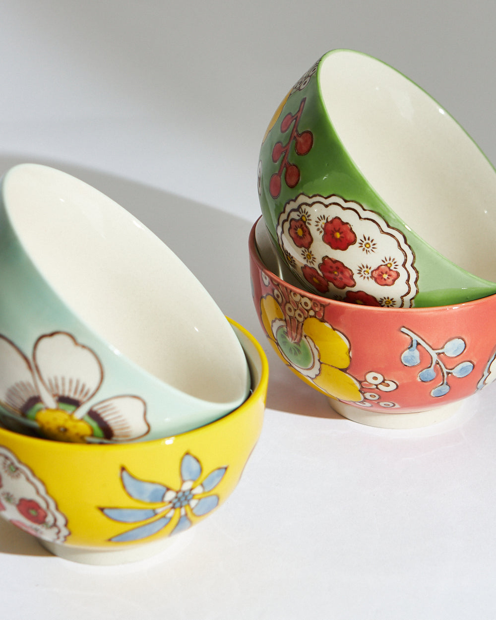 Hibiscus Bloom Bowls Gift Box | Set of 4