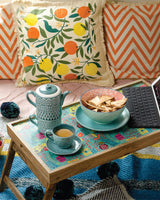 Things Indian Say Foldable Breakfast Tray- Teal