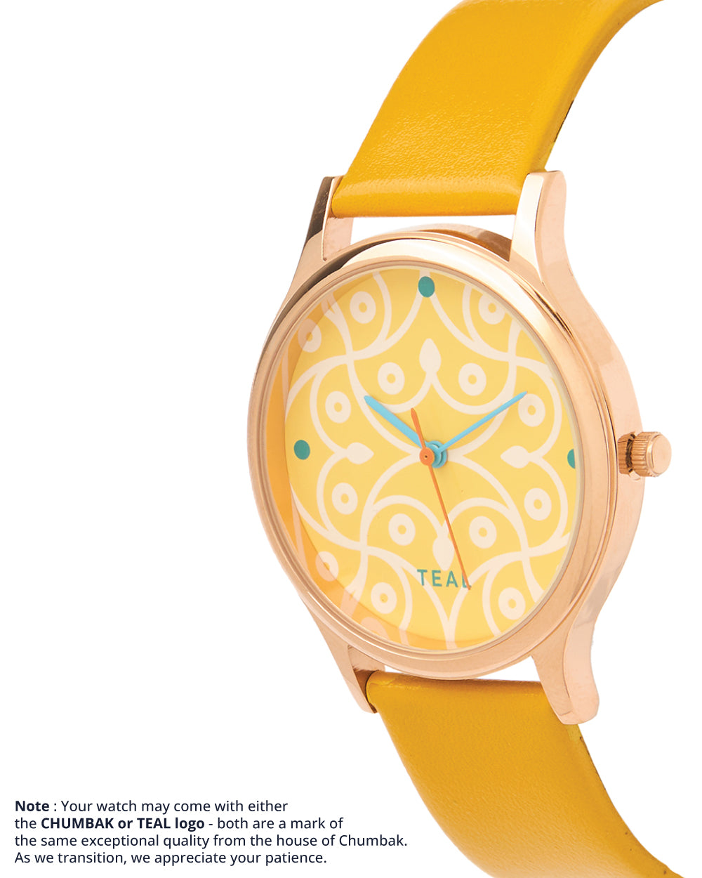 TEAL by Chumbak Pixel Blossom Wrist Watch