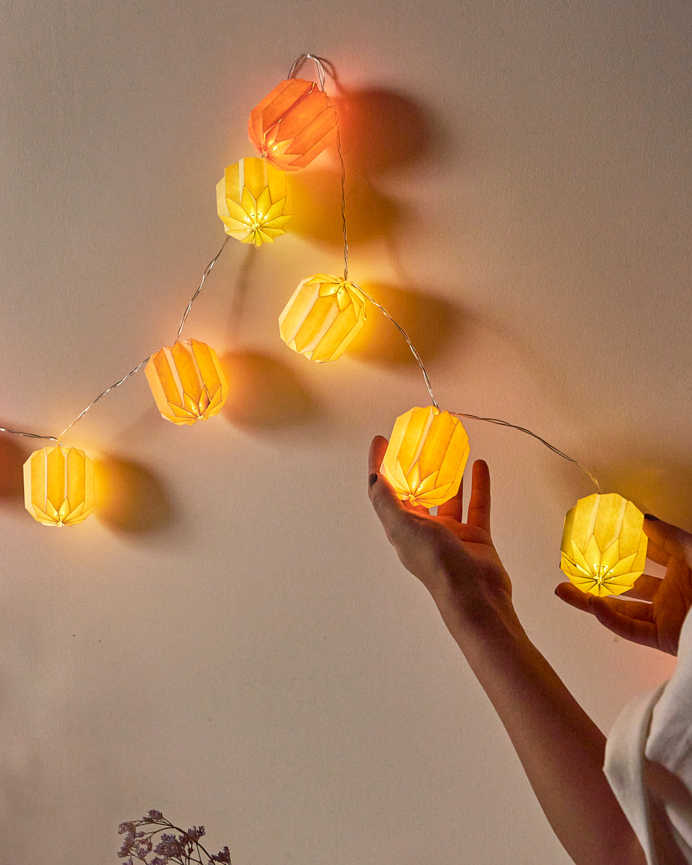  Bohemian lanterns Origami String Lights 
