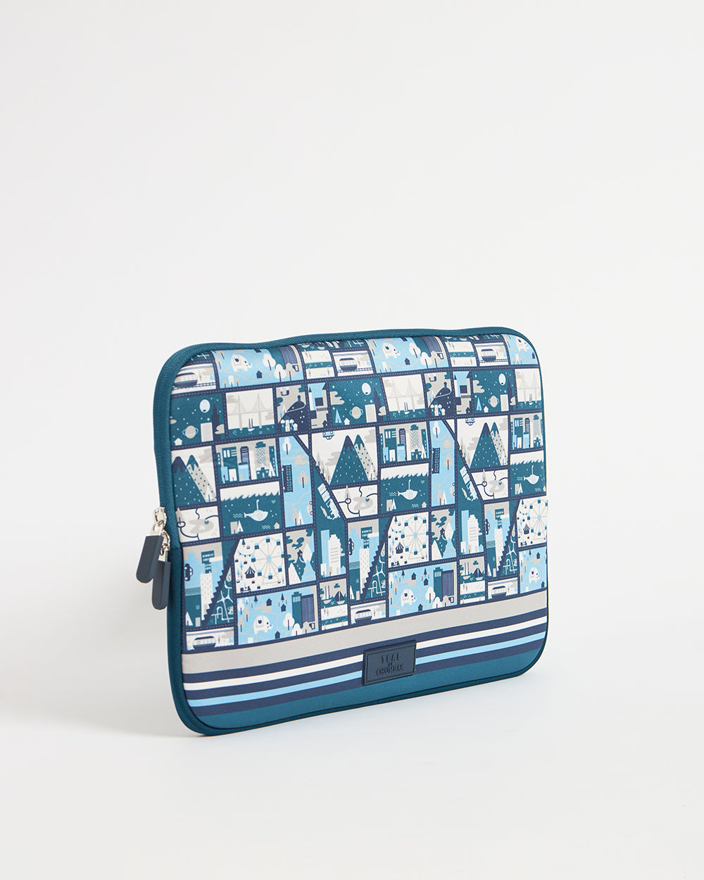 TEAL By Chumbak Amusement Park Laptop Sleeve - 13inch