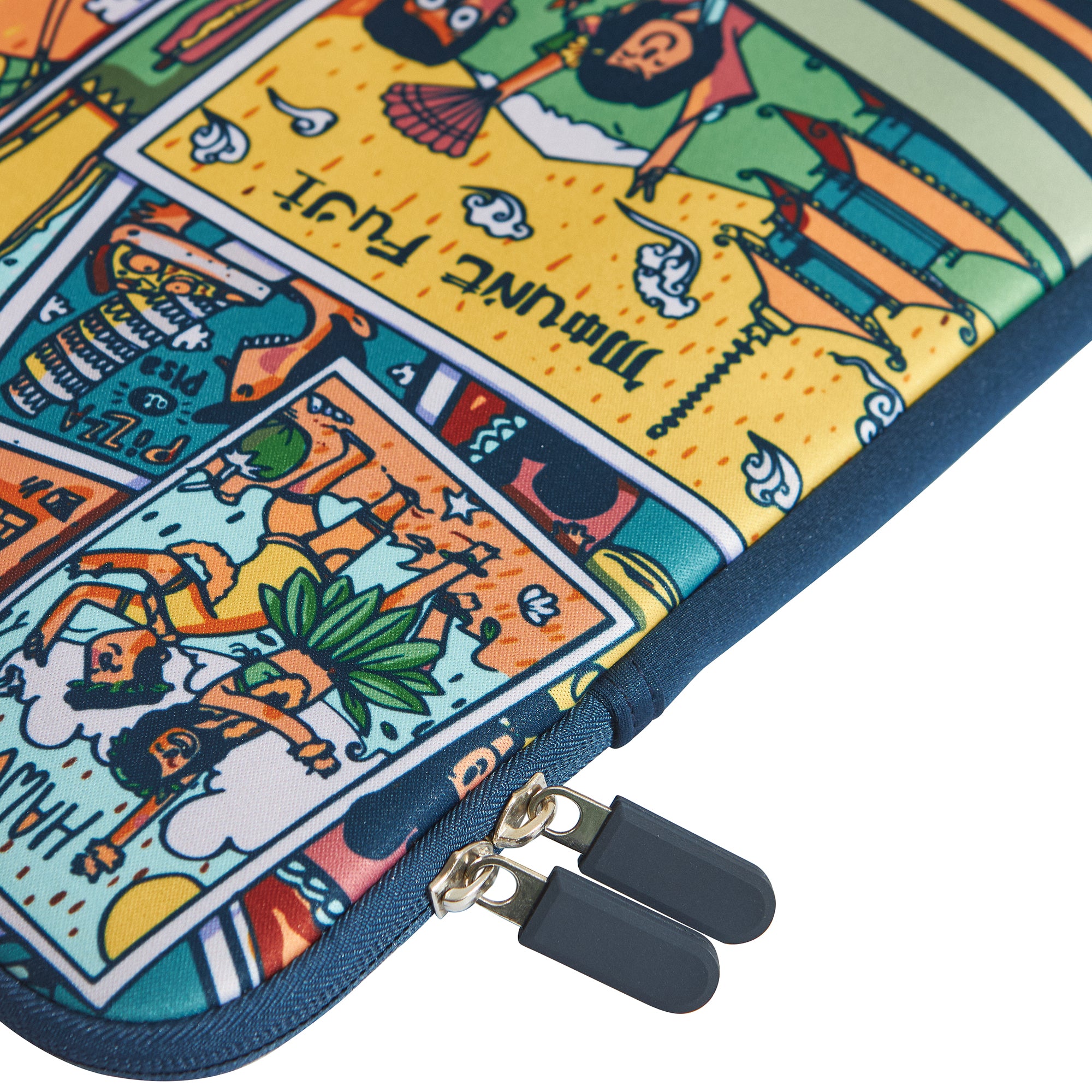 TEAL By Chumbak Around the world Laptop Sleeve - 15inch