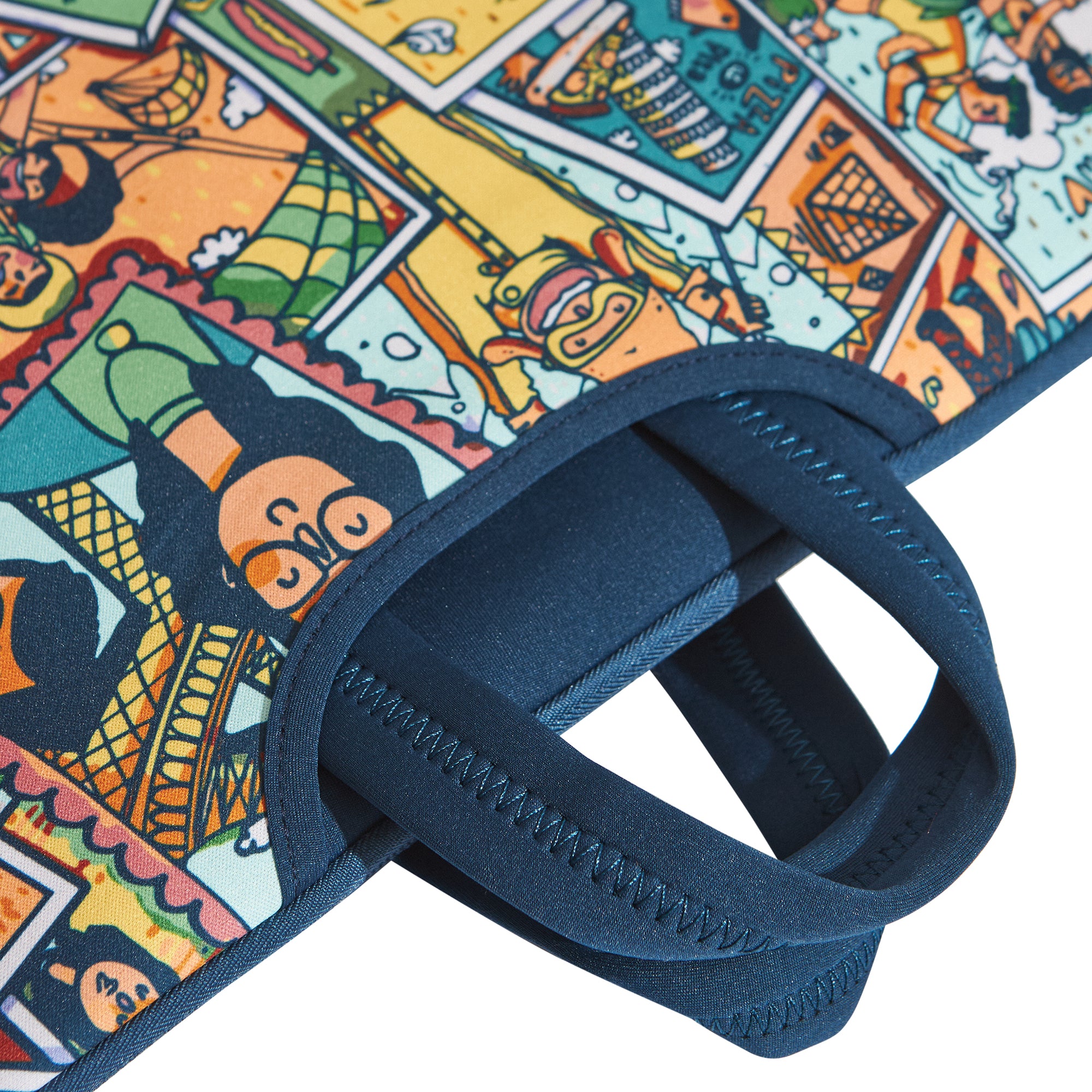 TEAL By Chumbak Around the world Laptop Sleeve - 15inch