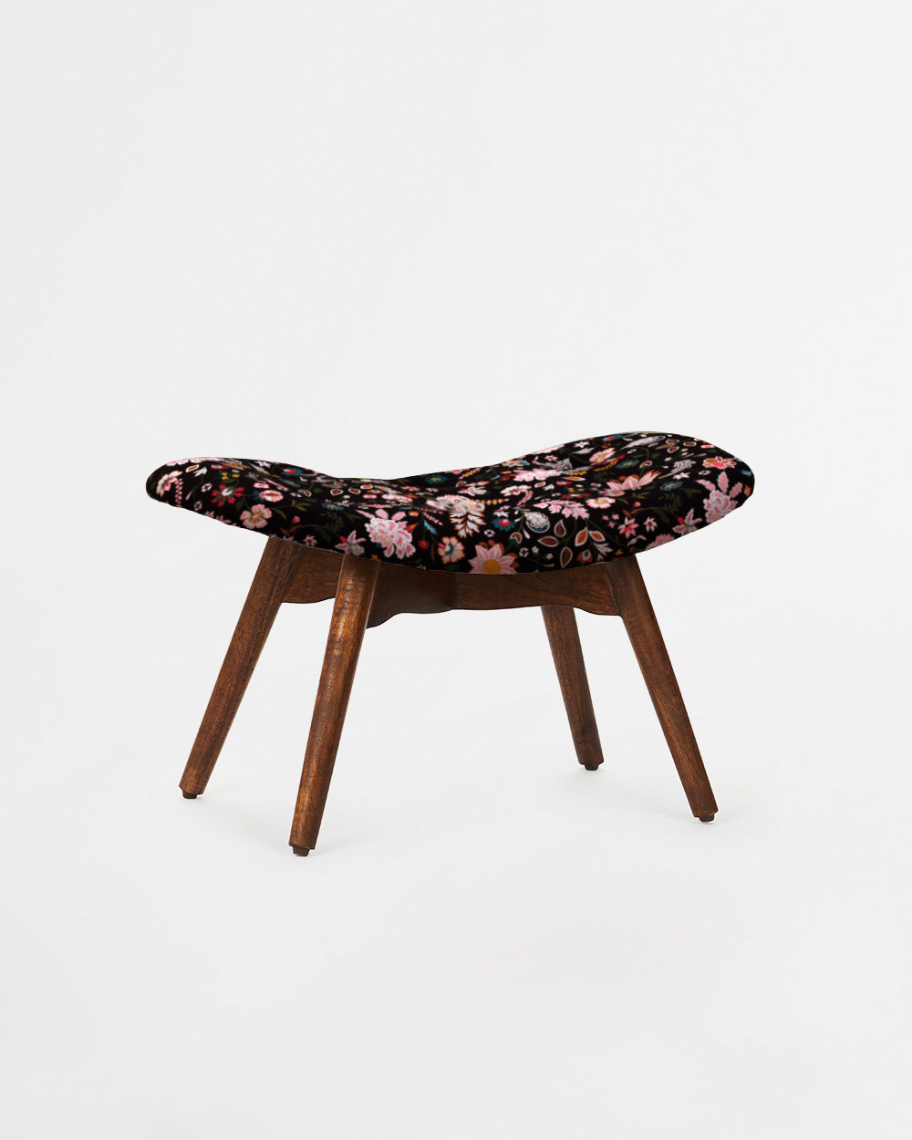 Mid Century Modern Foot Rest -  Bohemian Paisley