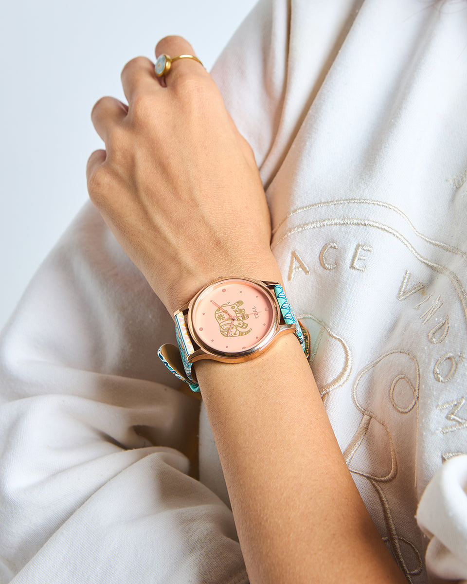 TEAL by Chumbak Carnival Elephant Watch