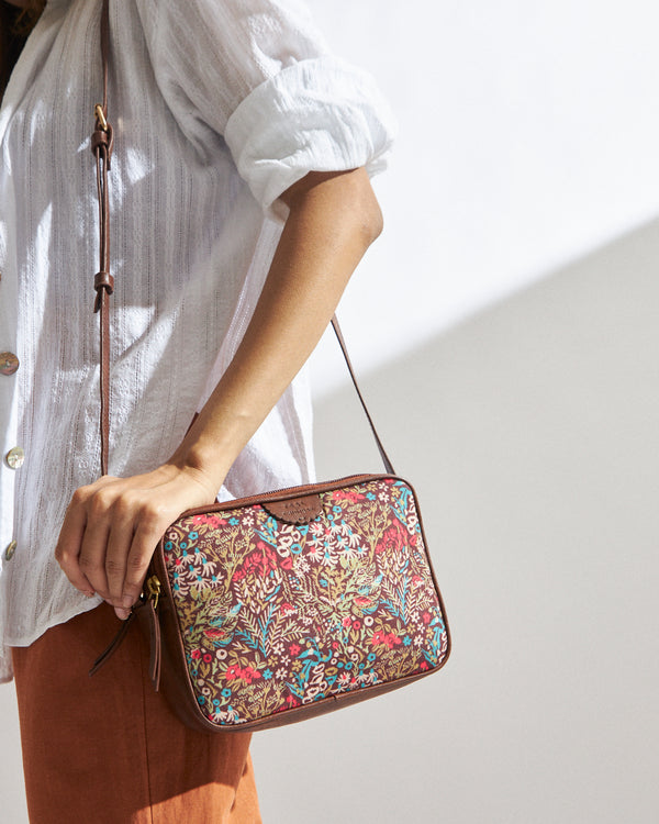 Teal By Chumbak Rainforest Rectangle Sling Bag