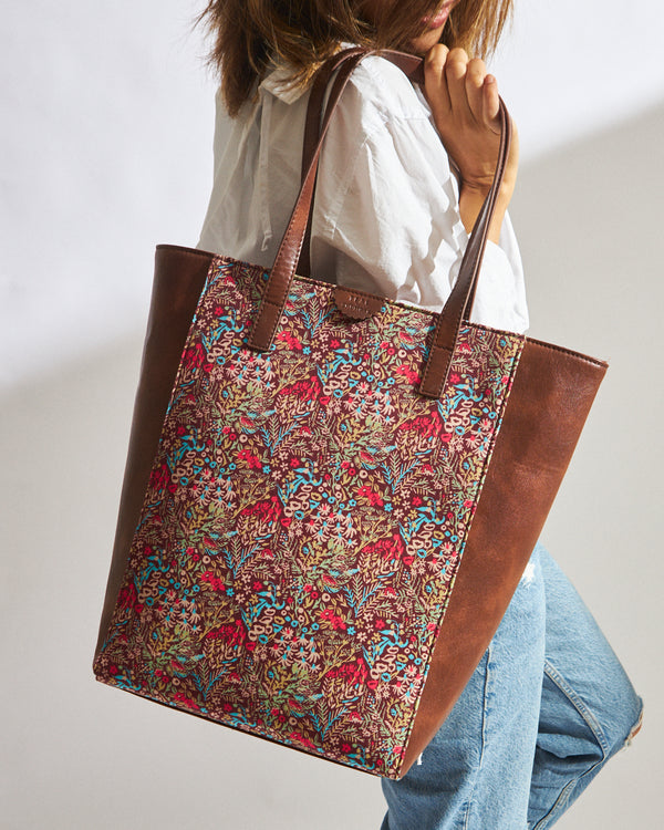 Teal By Chumbak Rainforest Tote