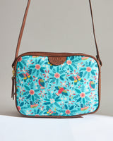 Teal By Chumbak Birds of Paradise Rectangle Sling Bag
