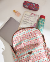Teal By Chumbak Mercado Aztec Laptop Backpack