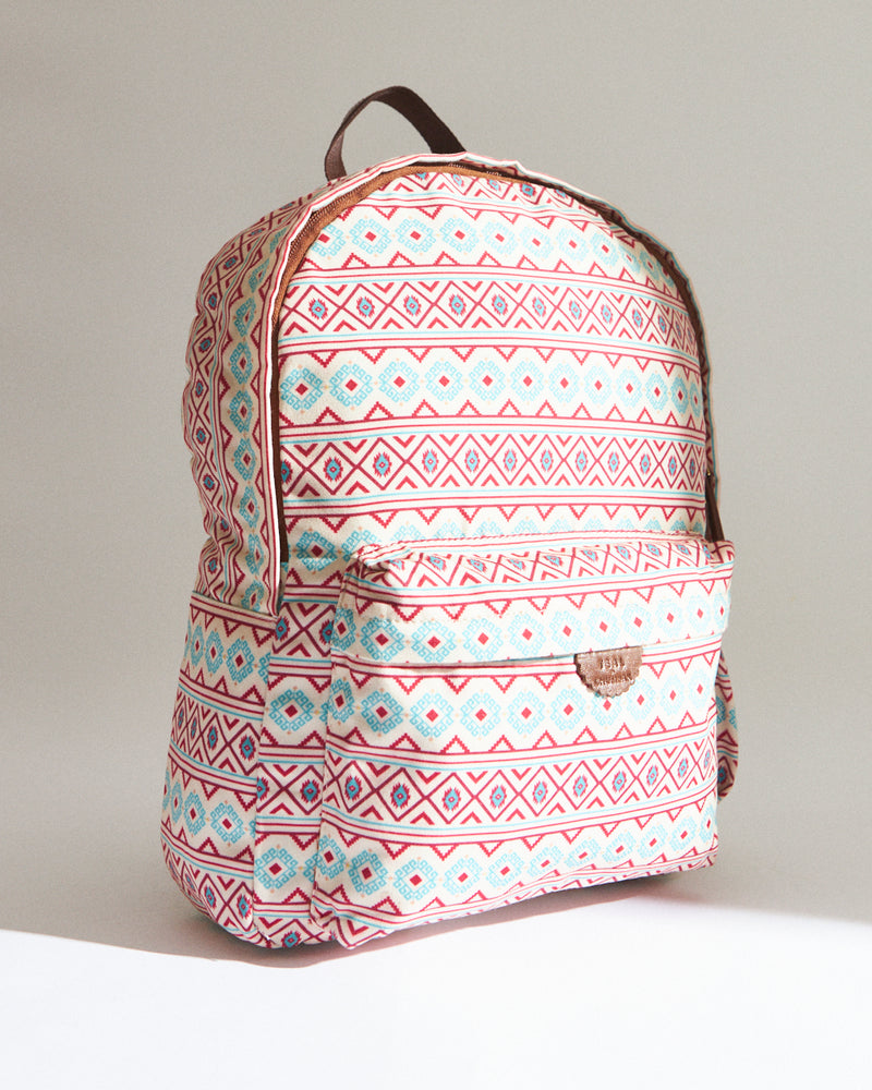 Teal By Chumbak Mercado Aztec Laptop Backpack