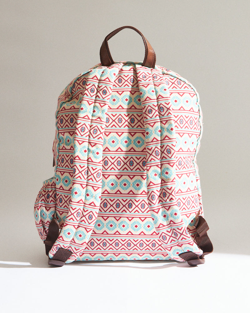 Teal By Chumbak Mercado Aztec Laptop Backpack