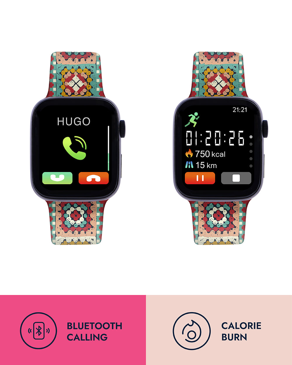 Chumbak Smartwatch for Women- Mosaic