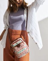 Teal by Chumbak Mercado Aztec Wallet Sling Bag