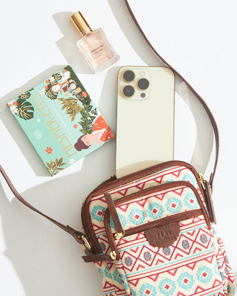 Teal by Chumbak Mercado Aztec Wallet Sling Bag