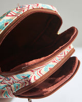 Teal by Chumbak Mercado Aztec Wallet Sling Bag